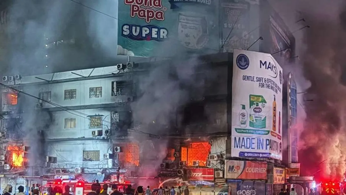 Pakistan: As rescue efforts continue, the number of fatalities from the Gul Plaza mall fire has reached 26, with over 80 people still unaccounted for.