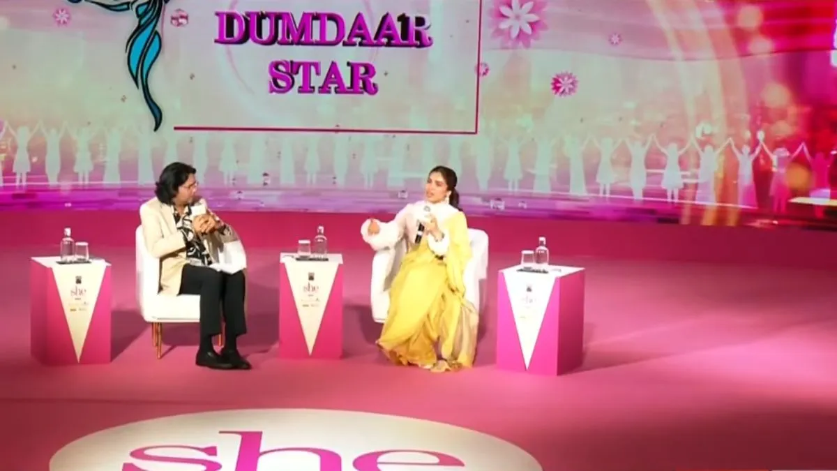Bhumi Pednekkar discusses bullying, body image, and crime against women at the India TV "She" Conclave.